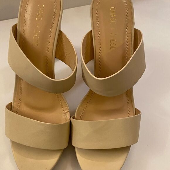 🛍Chase & Chloe heel  cute open  Toe Sandal Size: 10 - Picture 1 of 6